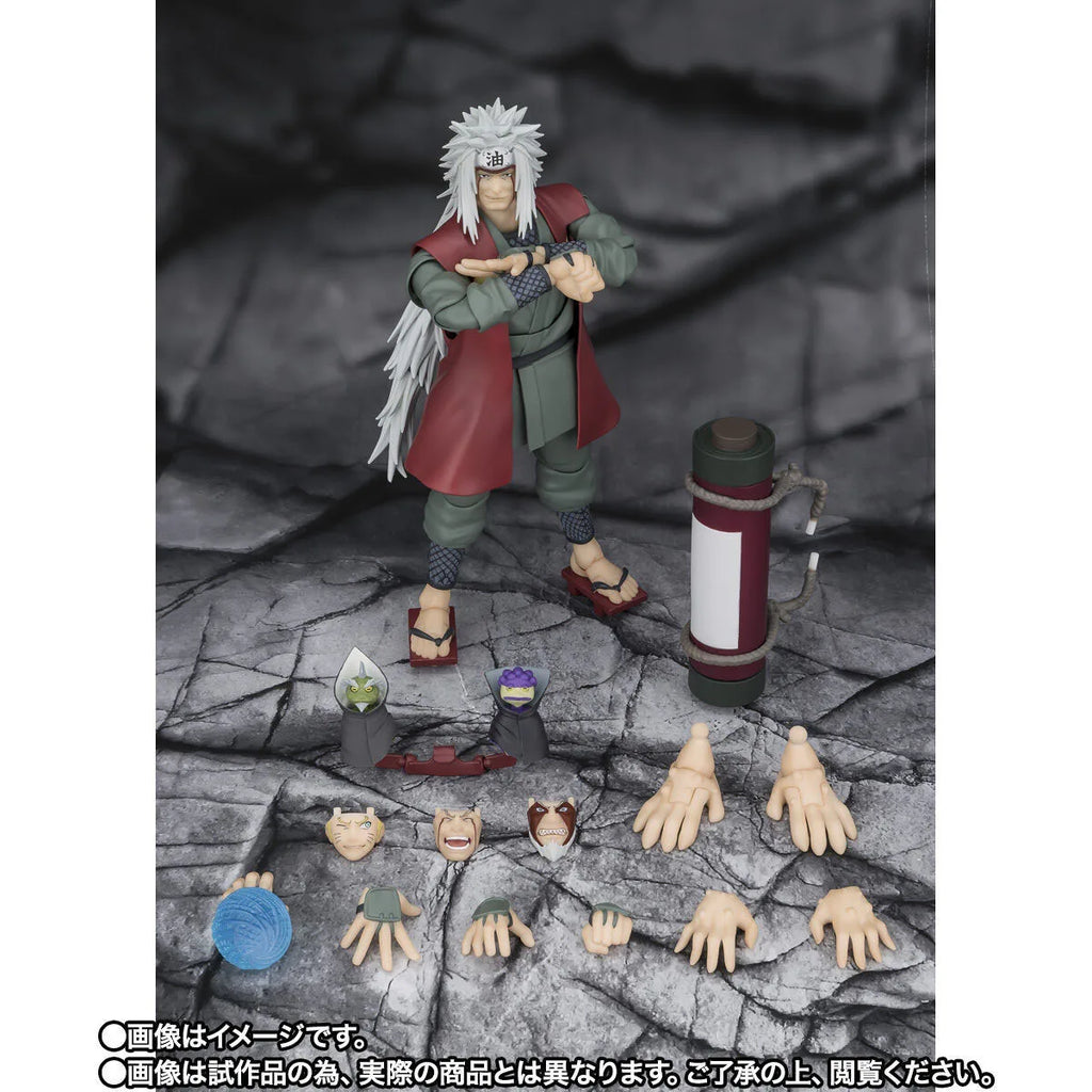 100% Authentic Bandai S.H.Figuarts Series Jiraiya, Tsunade, Orochimaru – Legendary Sannin Articulated Figure Toys