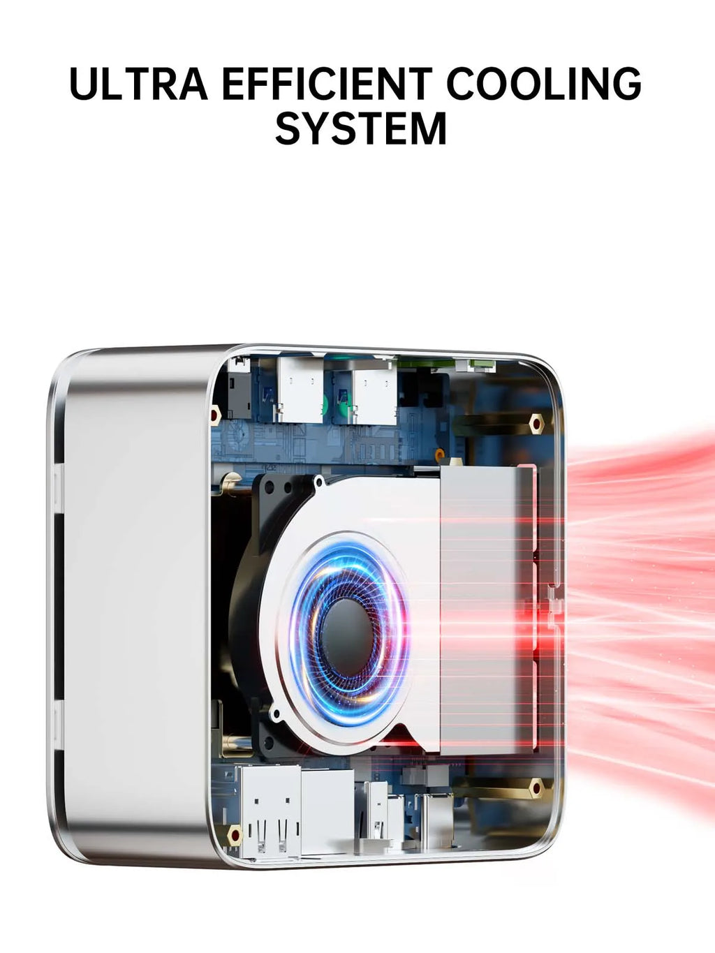 GMKtec G10 Mini PC AMD Ryzen 5 3500U 16GB DDR4 500GB SSD NVME Wifi5 BT5.0 Windows 11 Triple Display Desktop DIY Gamer Computer