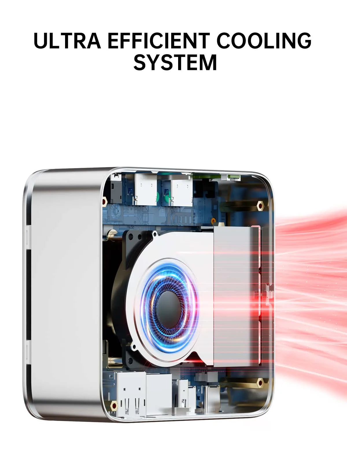 GMKtec G10 Mini PC AMD Ryzen 5 3500U 16GB DDR4 500GB SSD NVME Wifi5 BT5.0 Windows 11 Triple Display Desktop DIY Gamer Computer