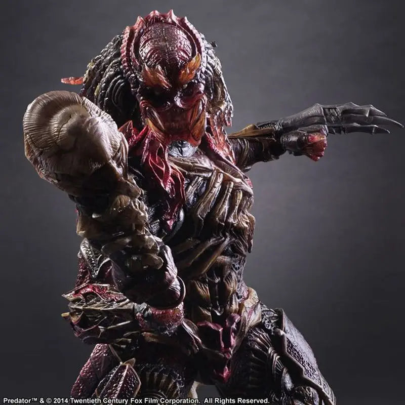 27cm New Spot Pa Changed Iron Warrior Variant Predator Doll Hand-Made Model High-Quality Statue Collection Ornaments Toy Gift