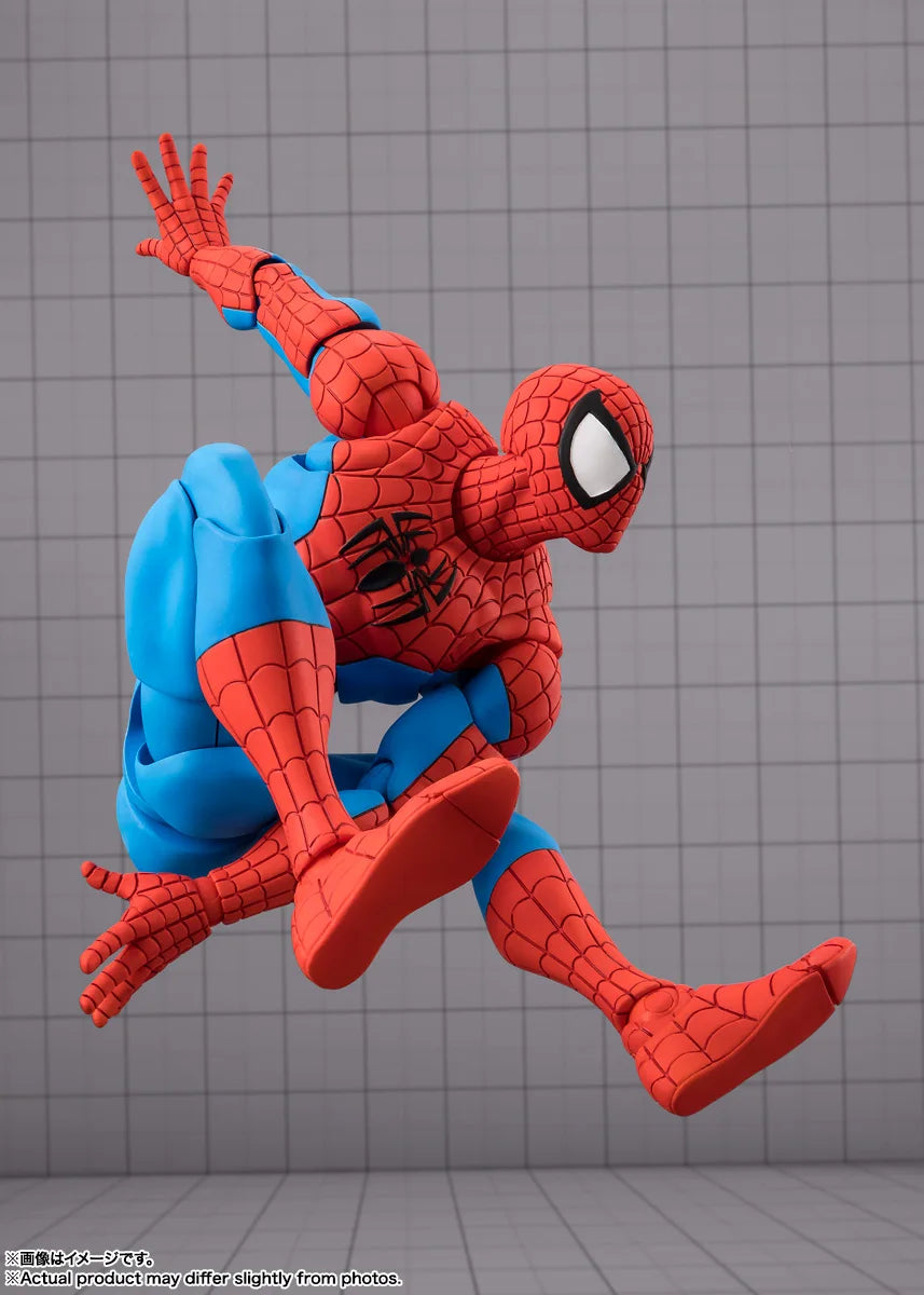 Bandai S.H.Figuarts Marvel Spider-Man Gamerverse Action Figure 155Mm ABS PVC Toy with Web Shield Spider-Sense Effects In Stock