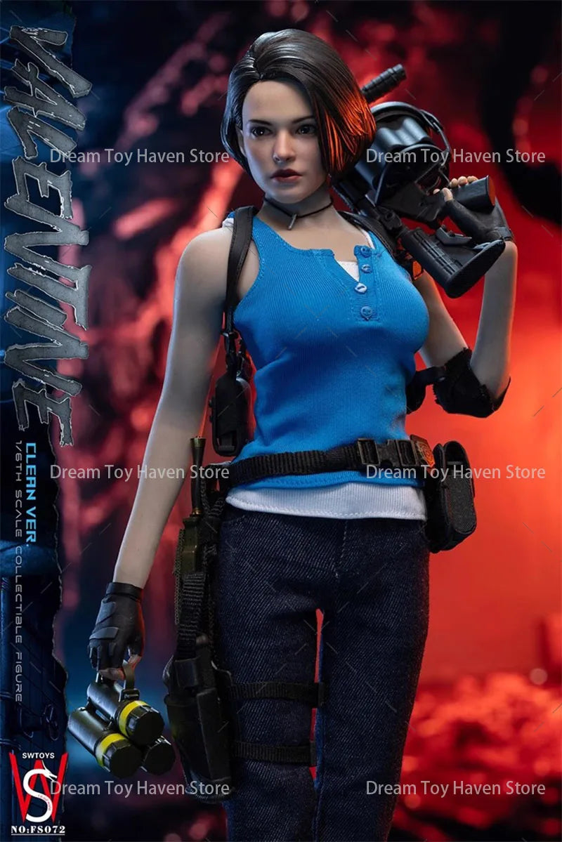 Original SWTOYS FS072 1/6 Scale Female Soldier Jill The Shadow Assassin Full Set 12Inch Action Figure Model Collectible Toys