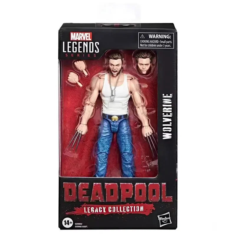 6-Inch Action Figure In Stock Marvel Legends Figure X-Men Wolverine Deadpool Statue Tabletop Display Adult Gift Kids Pvc Toys