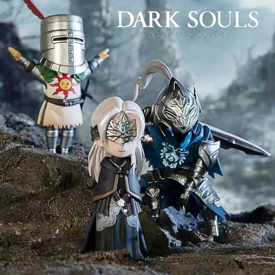 Q version Dark Souls Anime Action Figure Solaire Artorias Ornstein Fire Keeper Doll Anime Figurine Model Toys for boy Gifts