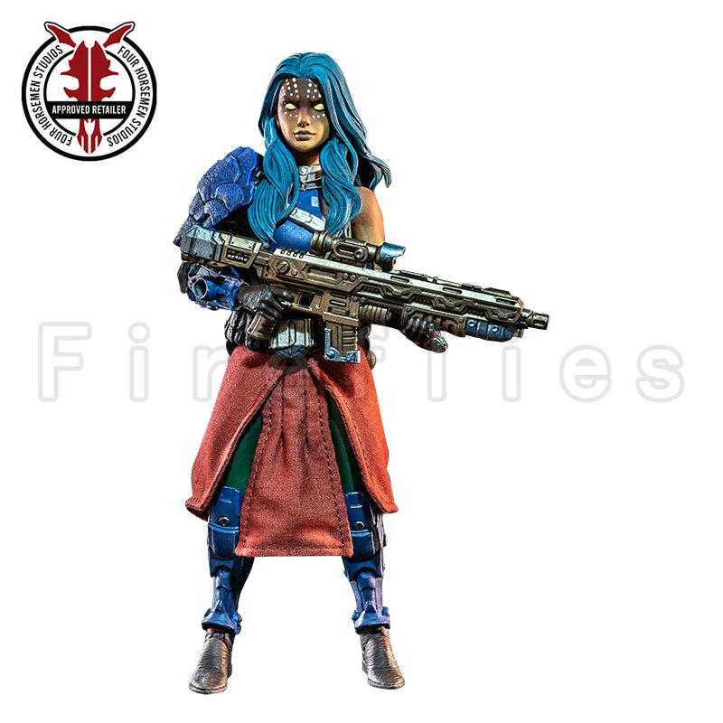 1/12 6inches Four Horsemen Studio Cosmic Legions Outpost Zaxxius Kalian Shunn Anime Model