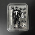 Schwarzer Spider-Man Venom-Anzug, Actionfigur, Modell, Gelenkbewegung, Sammlerstück, Schreibtischdekoration, Weihnachtsgeschenk, Nachbarsymbiot