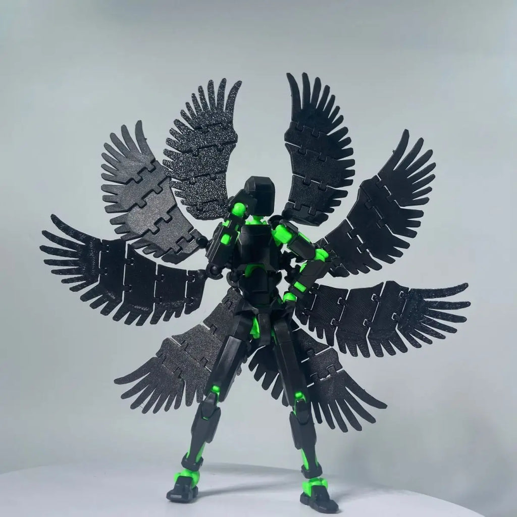 Dummy13 Series Eight-Winged Angel Colorful Hand Office Cheap Three-Dimensional Multi-Joint Movable Action Figure Assembly Model