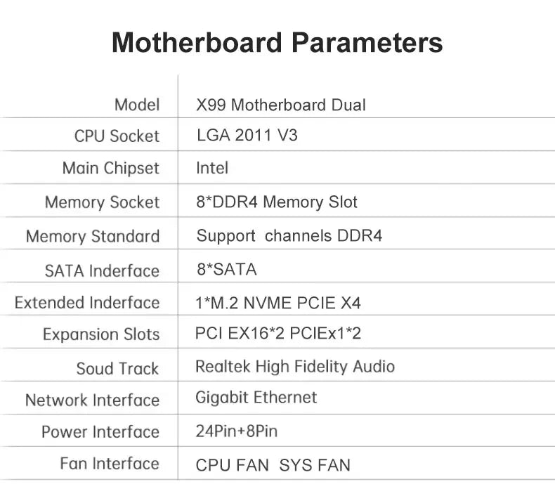 MOUGOl X99 Dual CPU Gaming Motherboard Set lntel Xeon E5 2680 V4&DDR4 64GB (4*16GB) LGA2011-3 M.2 NVME for Server Computer Host