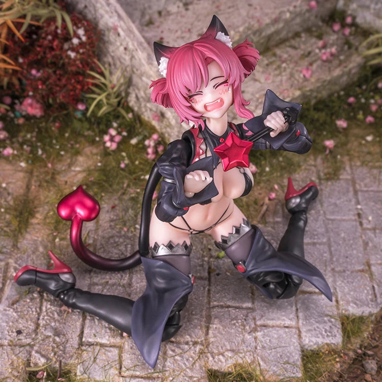 In Stock 1/12 Witch Trainee Hoshikawa Neko Action Figure Mecha Girl Movable Doll Model Collection Statue Model Ornament Toys