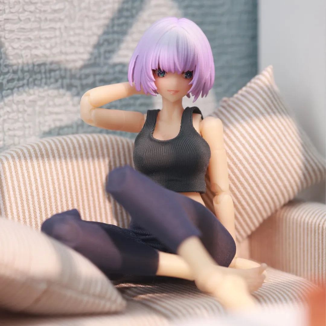 Manatee Industry 1/12 Scale Collectible Inanna Desktop Wars Series Mobile Suit Girl Yoga Limited Action Figure Full Set Model