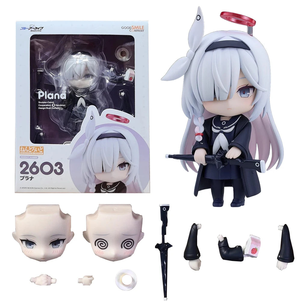 10CM Anime Game Blue Archive Plana (#2603) Figure OB11 Stand Model Toy Doll Aciton Figure PVC Collection Gifts