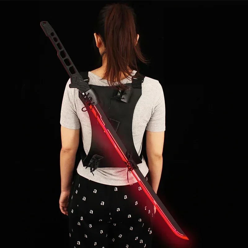 108cm/42.52in Cyberpunk Lightsaber Ghost Walker GRAY RAVEN Sirius Toy Katana Cosplay Display With Strap Game Peripheral Boy Gift