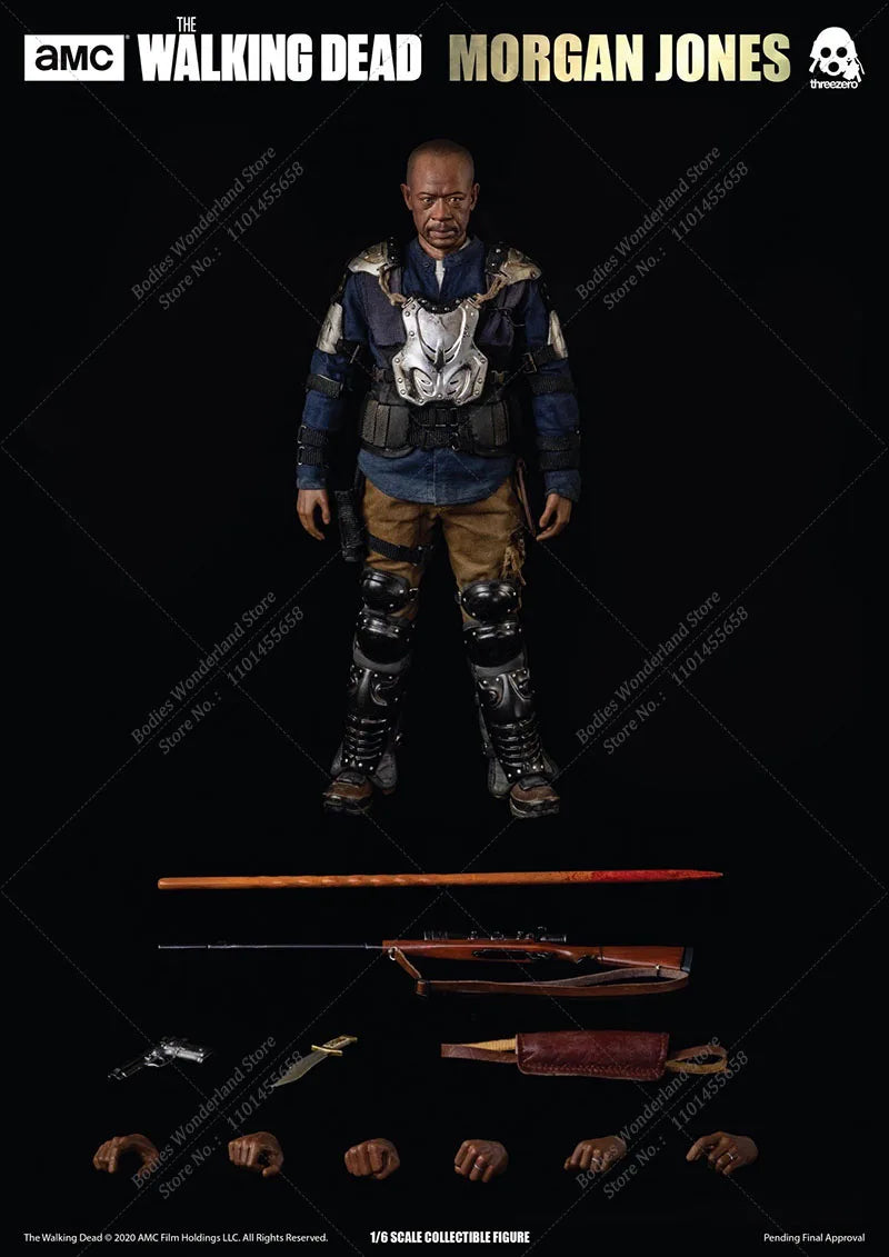 3Z0099 3Z005000W0 1/6 Scale Collectible The Walking Dead Morgan Jones Carol Pelletier 12Inch Male Solider Action Figure Model To