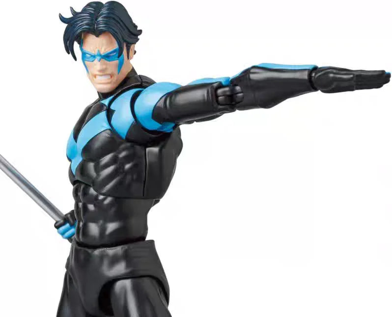 Nuine Medicom Mafex 175 Nightwing Action Figure 1/12 Scale Batman Hush Ver Anime Collection Desktop Ornament Exquisite Gift Doll