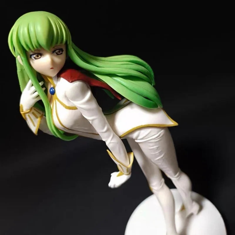 Bandai Original Genuine Banpresto Anime Code Geass Hangyaku No Lelouch C.C. EXQ Figure Pilot Suit 22cm Model Toy Figure In Stock