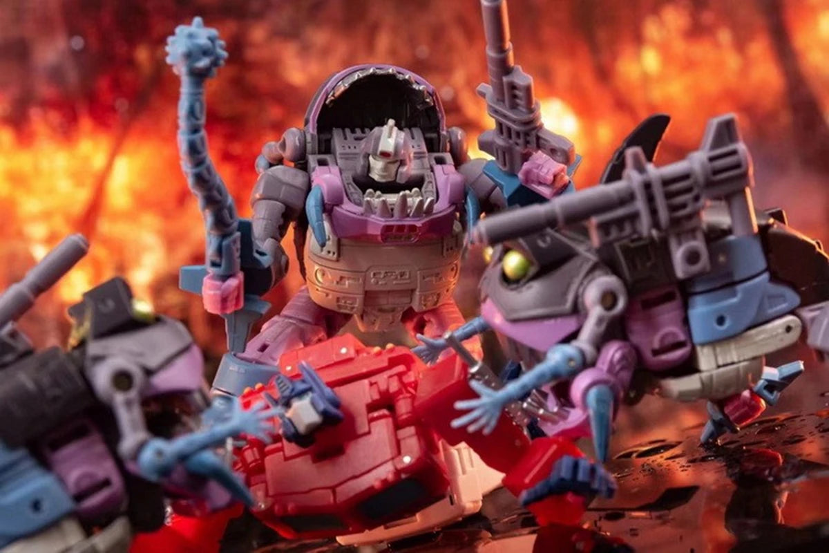 XIAOMO   XM-01 XM01 Sharkticon Shark Squad 3PCS/SET Action Figure Collection Robot Toys With Box