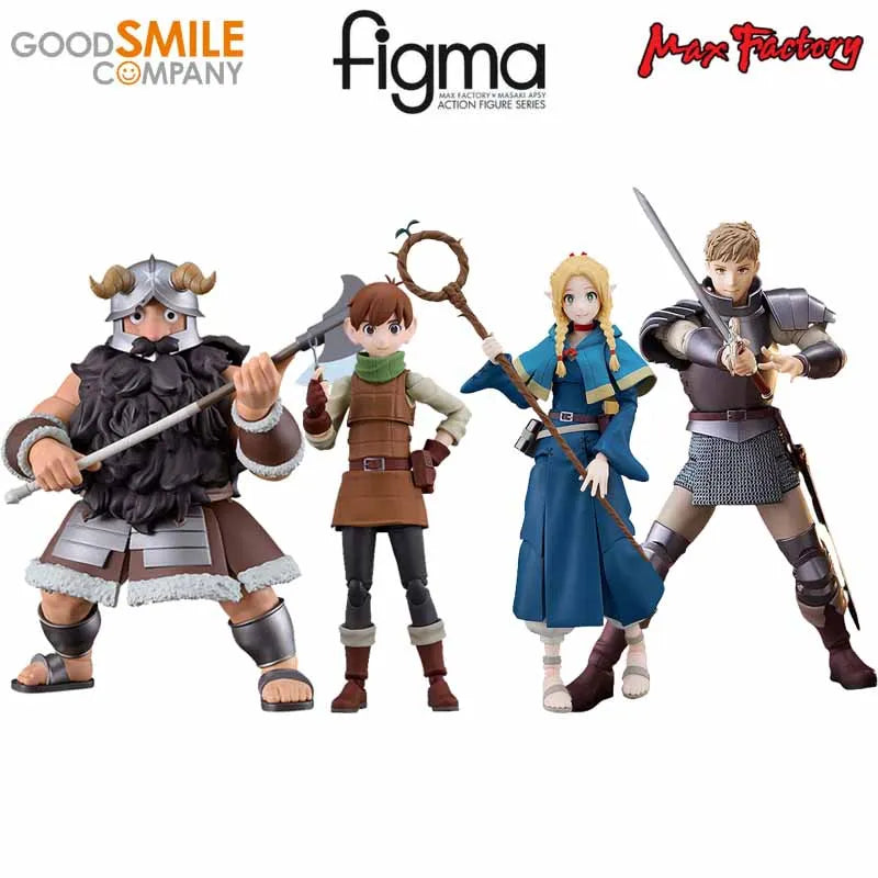Good Smile Original Max Factory Delicious in Dungeon figma Anime Figure Laios 631 Chilchuck 652 Marcille 633 Action Figure Toys