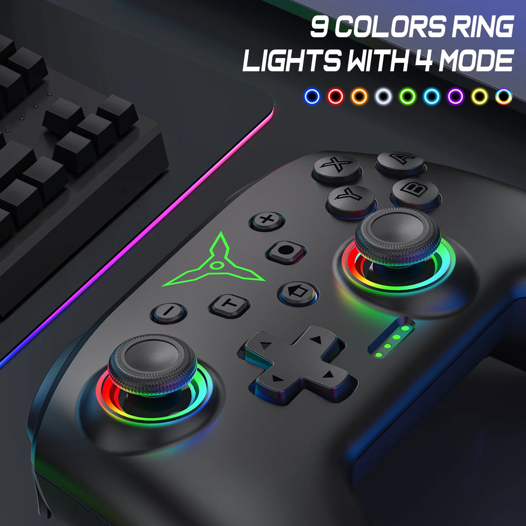 Dinofire Switch 2 Wireless Controller for Switch/Switch OLED/ Lite/Android/IOS/PC Gamepads Multi-Function Joystick