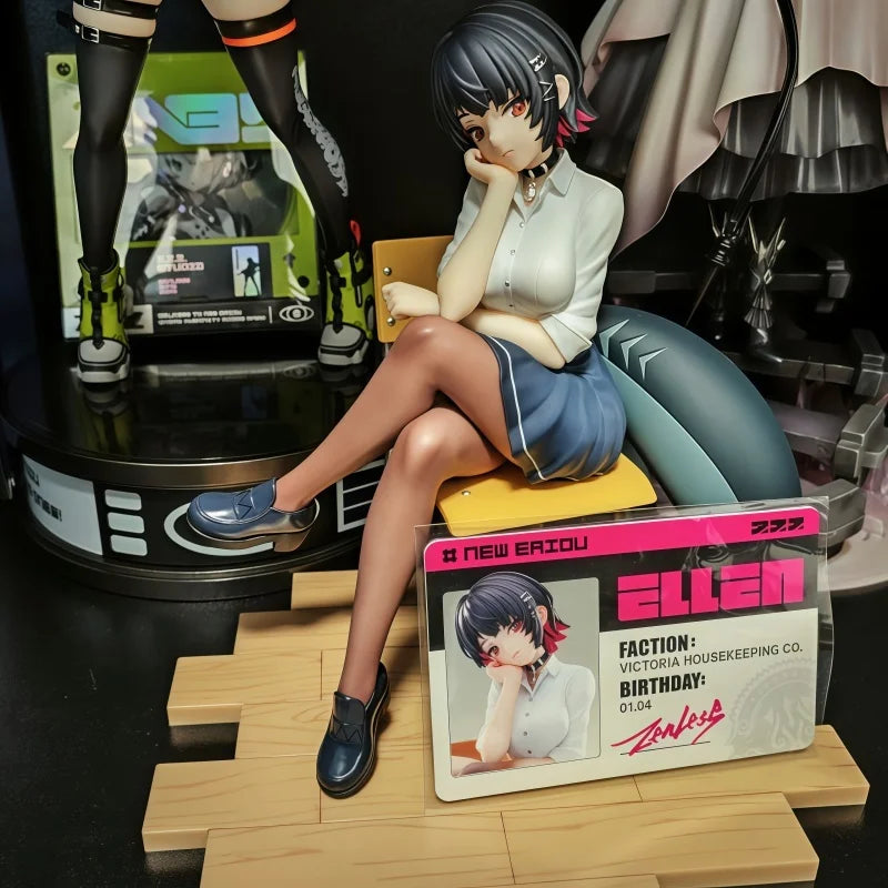 Auf Lager Original Ellen Joe Von Montag Bis Freitag Ver. Anime Figur Zenless Zone Null Limepie Spiel Merch Desktop Sammlerstücke