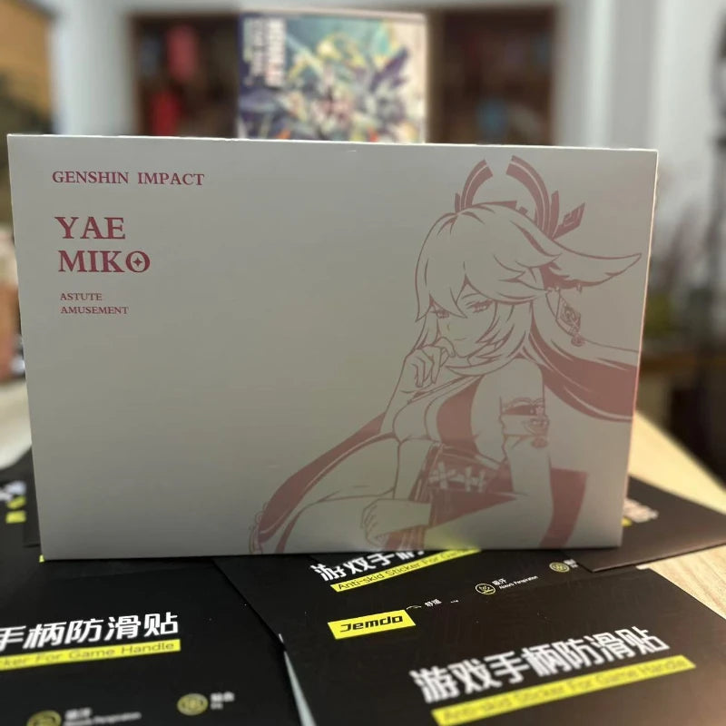 Genshin Impact Yae Miko Controller Handle Gamepads APEX4 Wireless Wired Pink Gaming Controller Handle For PC Gamer Girl Gift