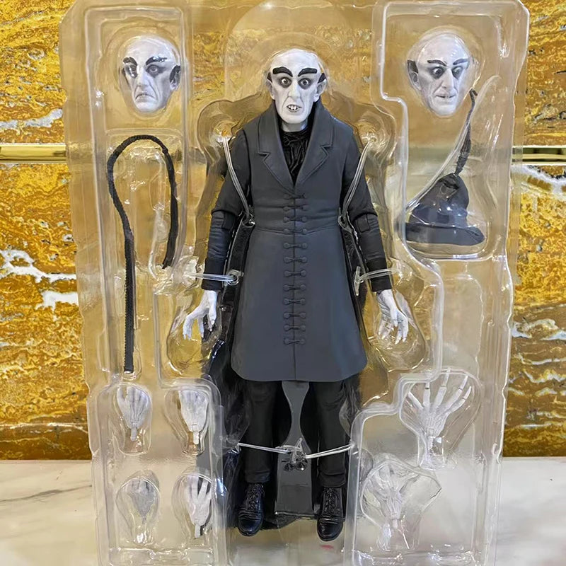 Nosferatu Ultimate Action Figure Toys Anime NECA Count Orlok Black & White Figuras 7-Inch Collection Movable Model Doll Gift