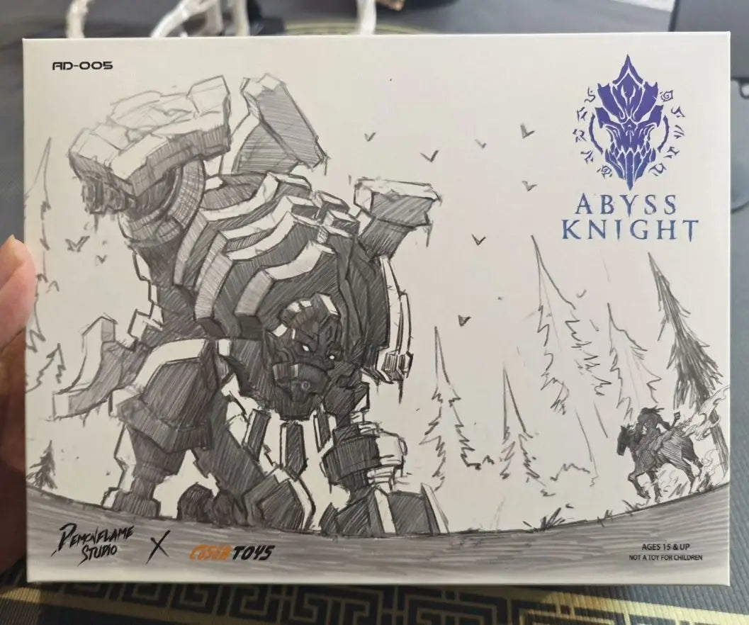 In-stock Magma Fire Abyss Knight Darksiders 2 Apocalypse Knight 1/12 Action Figure Model Collectible Gift