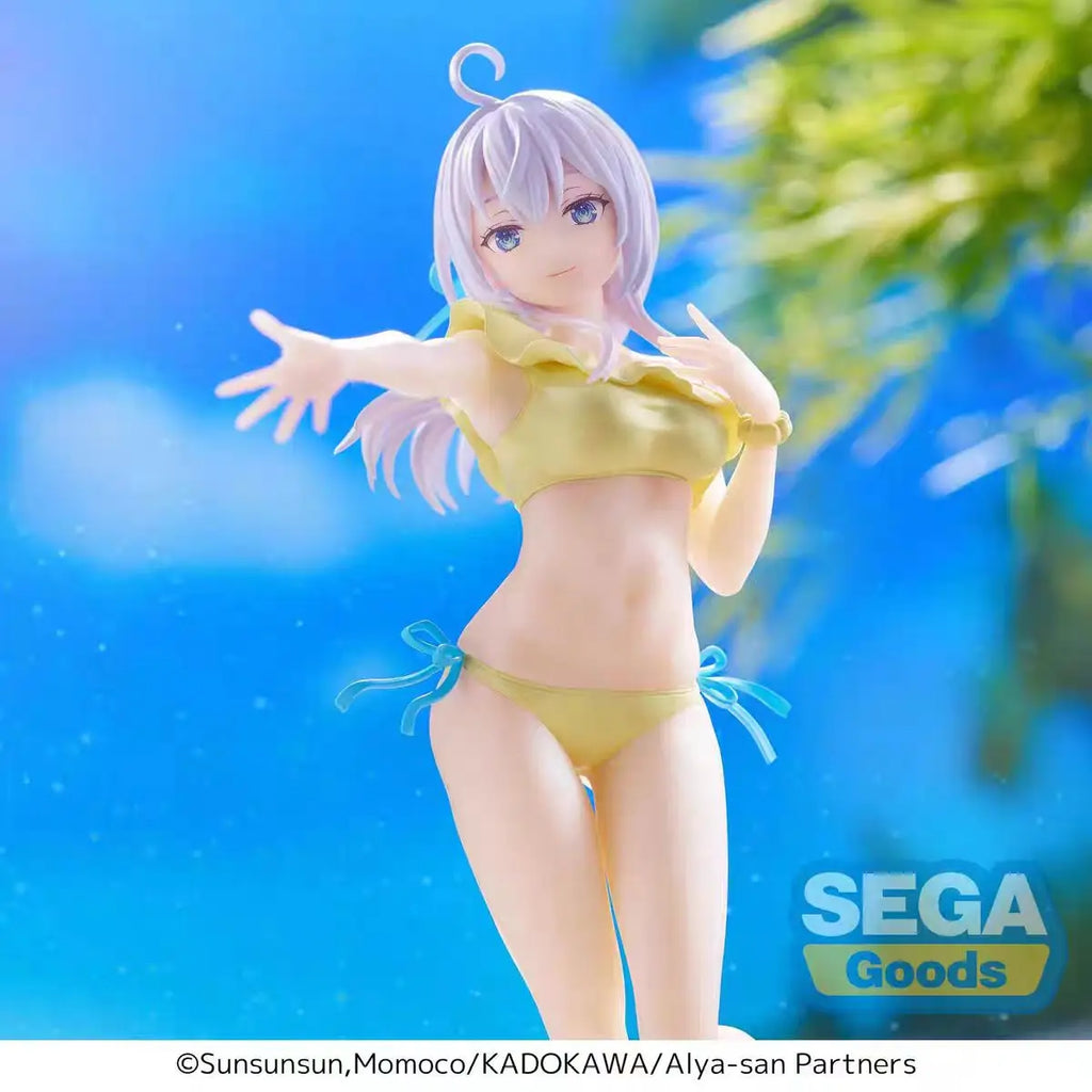 In Stock Original SEGA Alya Sometimes Hides Her Feelings in Russian Alisa Swimsuit Ver. Action Figure PVC Collectible Model Gift