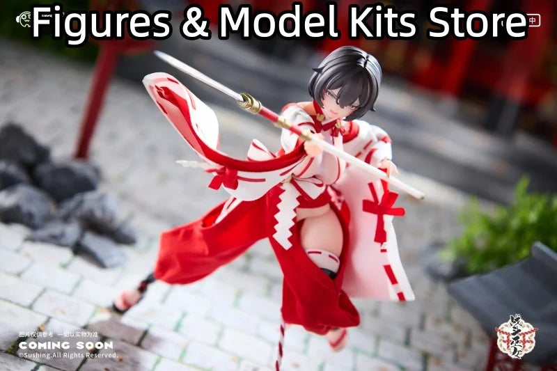 Sushing Battle Witch Sakura Platycodon 1/12 Action Figurine Collection Statue Desk Ornaments