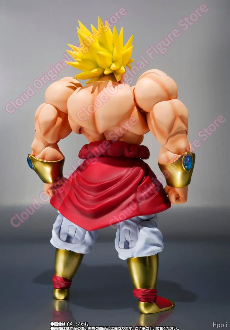 In Stock 100% Original Bandai S.H.Figuarts Broly 40th Anime PVC 22cm Action Figure Collectible Model Toys Decoration