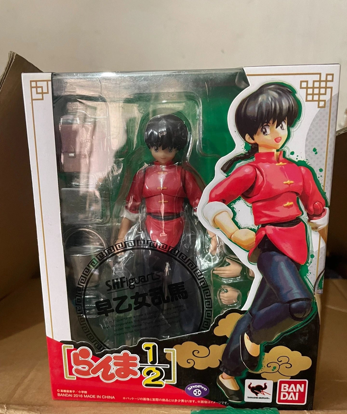 Ranma Original Shf Figuarts Bandai  Anime 15cm Action Figure Tamashii Nations Exclusive  Action Figure Hibiki Ryoga Gift For K
