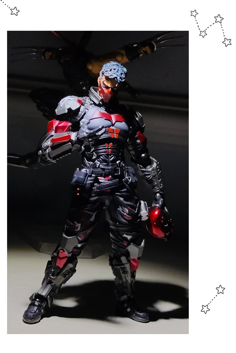 【30days made】Unpainted 1/12 Scale Male Soilder Antihero Red hood Jason Todd White Head Carving For Four Knights MFC Kaiyodo