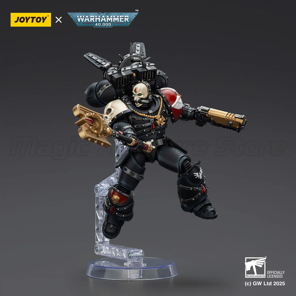 【MT】JOYTOY Warhammer 40K Blood Angels Lemartes with Jump Pack Blood Crozius and Absolver Bolt Pistol 1/18 Action