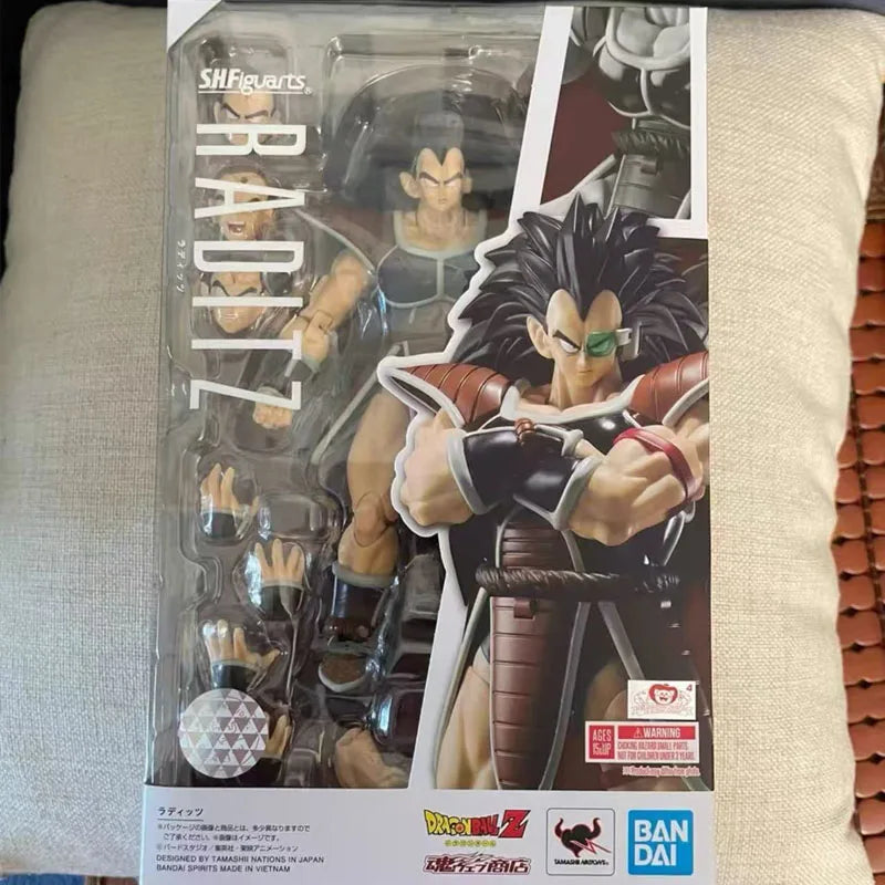 In Stock BANDAI Original Box S.H.Figuarts DRAGON BALL RADITZ AND SON GOHAN KID SDCC SHF Action Figure Model Toy Gift for Kids