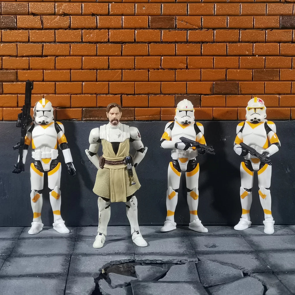 Star Wars 3.75 Inch  Clone Trooper 1/18   212th Cody OBI-WAN BOIL ARF  P1 P2 Action Figure Toys Model Loose