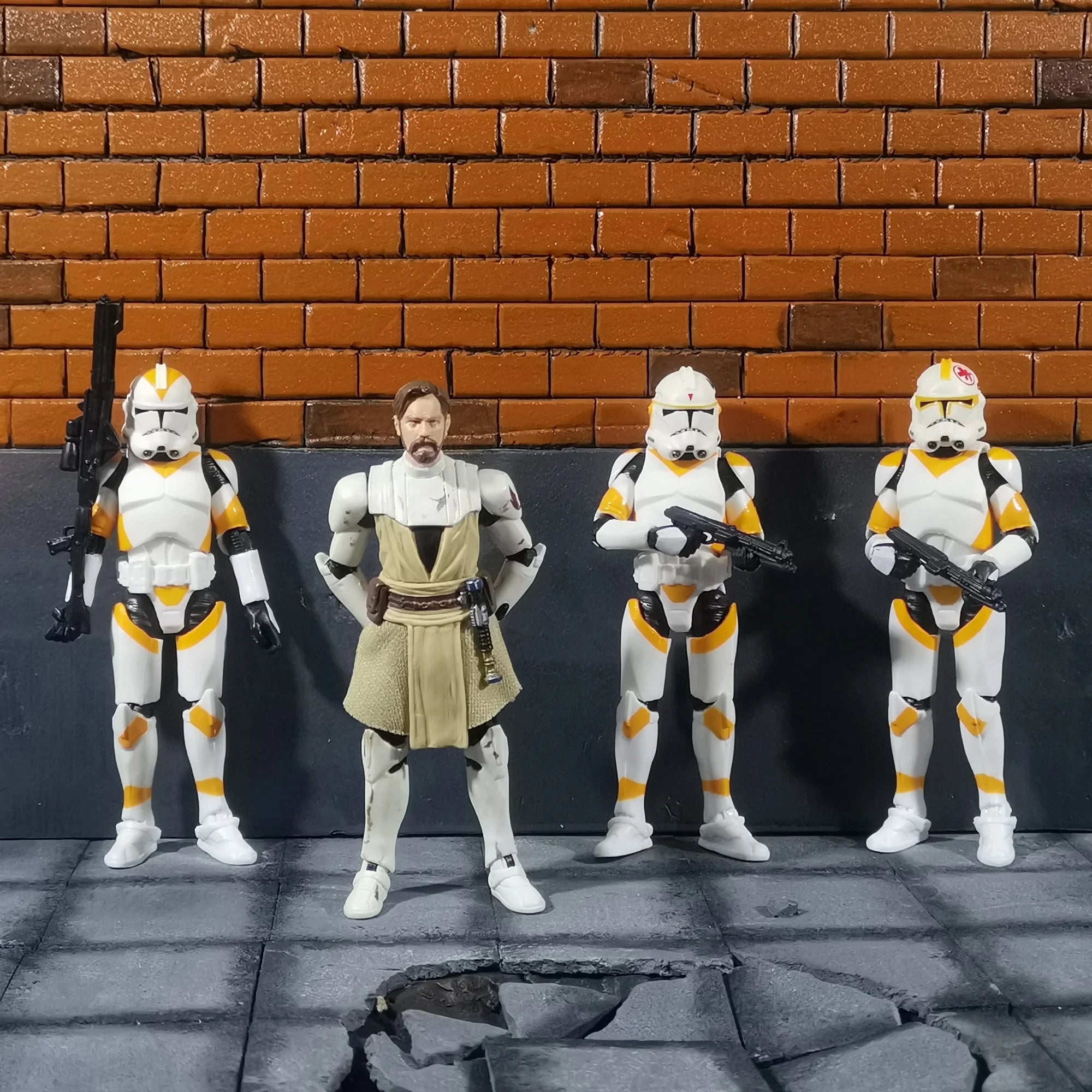 Star Wars 3.75 Inch  Clone Trooper 1/18   212th Cody OBI-WAN BOIL ARF  P1 P2 Action Figure Toys Model Loose