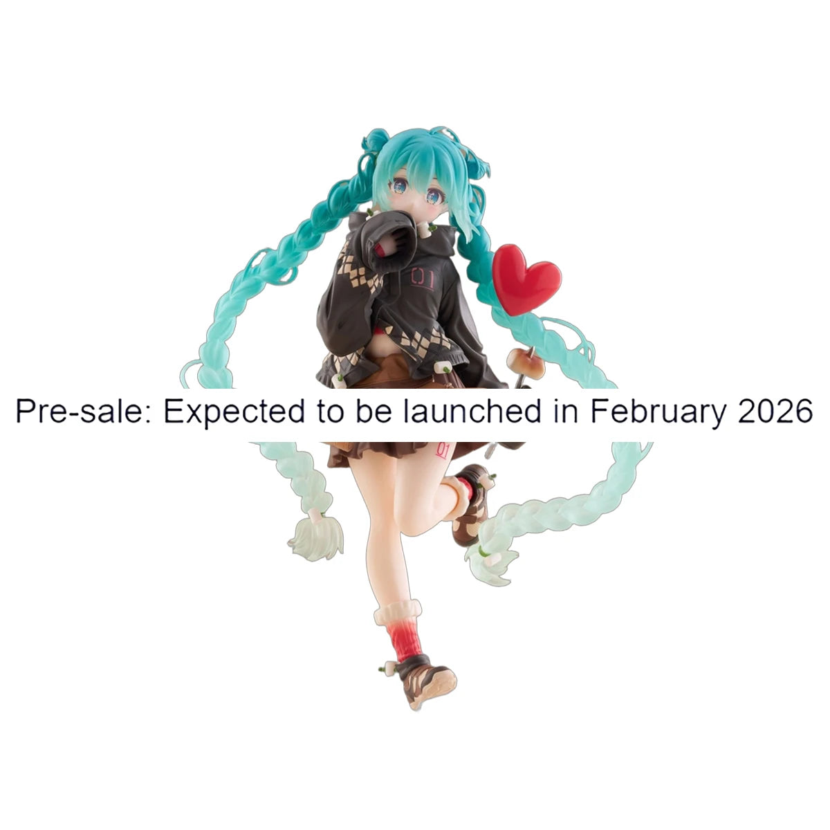 Original Genuine Taito Prepainted Hatsune Miku Fashion Series Piapro Characters Hatsune Miku Outdoor H=180mm Figure Decoration