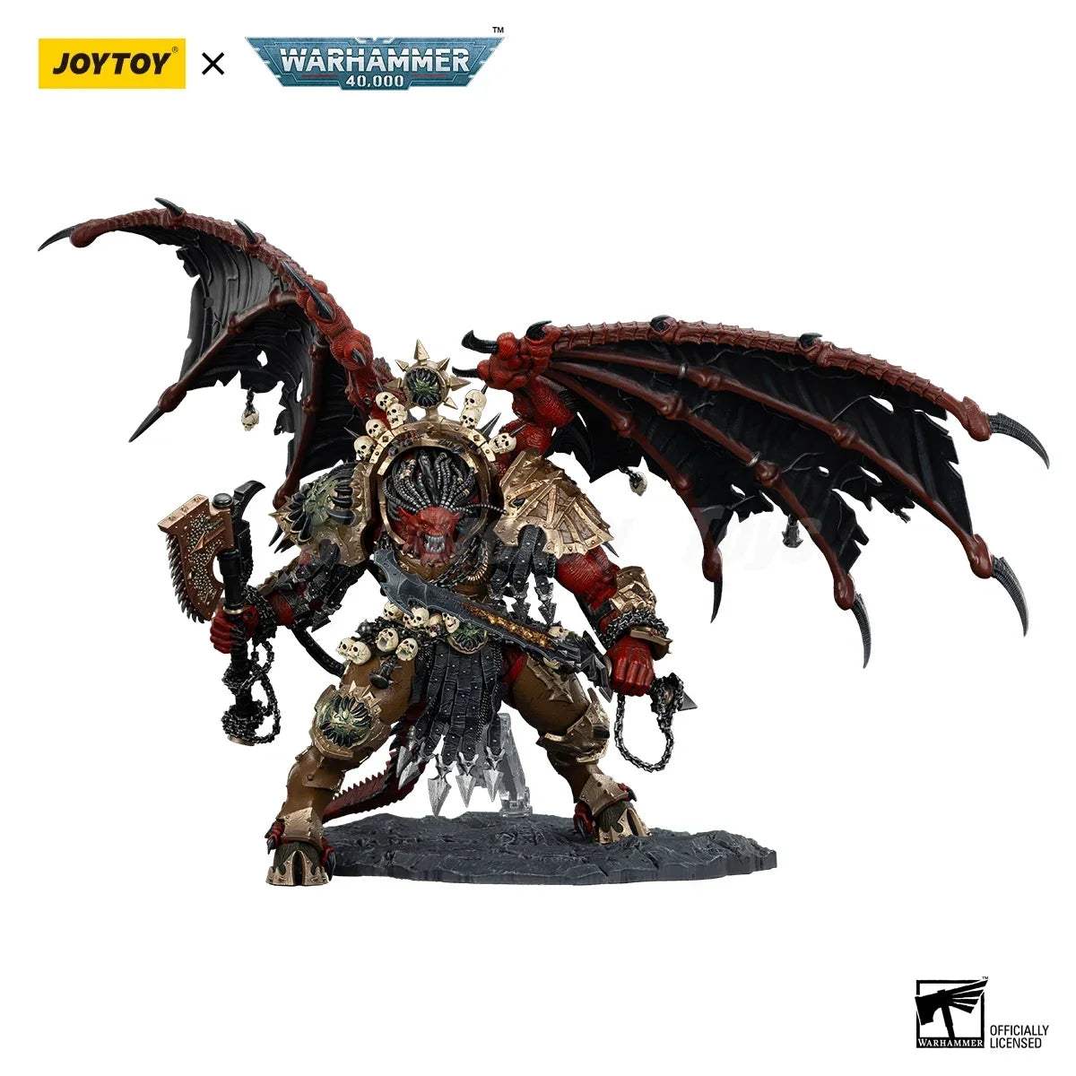 JOYTOY Warhammer 40k 1/18 Action Figures 38cm World Eaters Angron, Daemon Primarch of Khorne