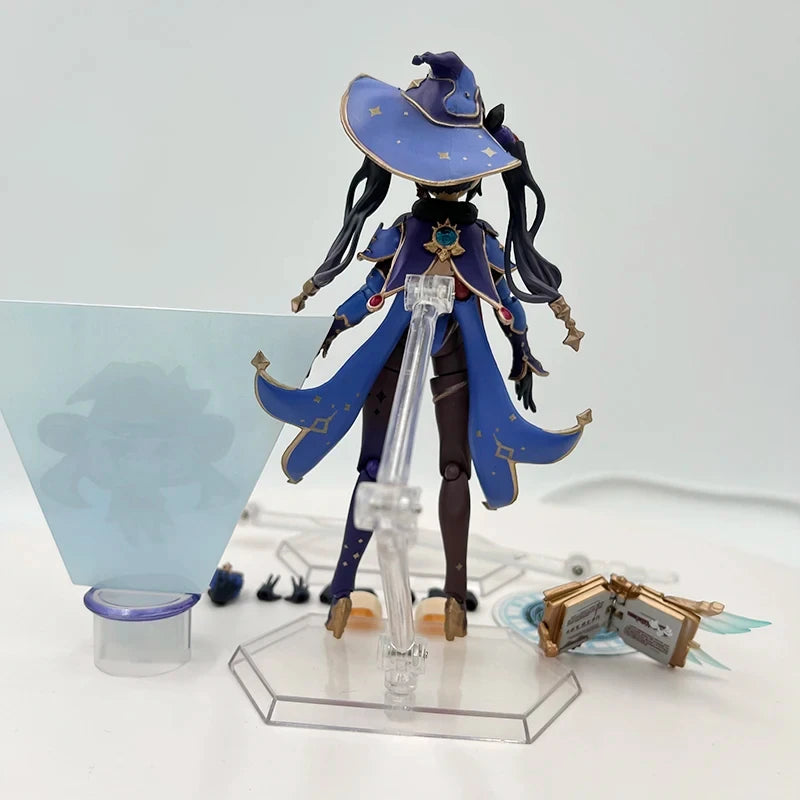 15cm Figma #548 Mona Anime Figure Mona Mirror Reflection of Doom Action Figure #1718 Traveler Figure Collectible Model Toys Gift