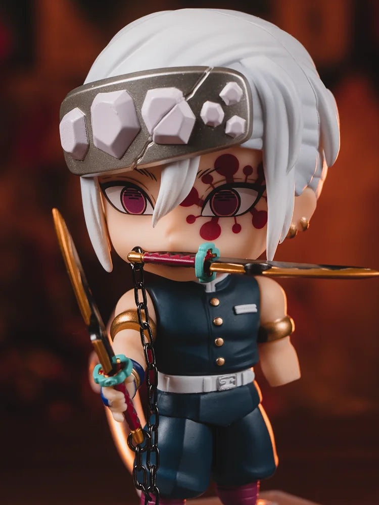 Genuine Good Smile Nendoroid Demon Slayer Uzui Tengen Model Anime Action Figure Toys Kids Room Ornament Girl Gifts Collection