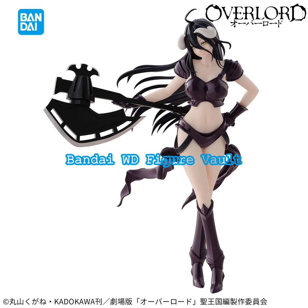 Auf Lager: Original Bandai BANPRESTO Succubus Overlord Albedo 20 cm PVC-Figur, hochdetailliertes Sammlermodell, Spielzeug, Geschenk