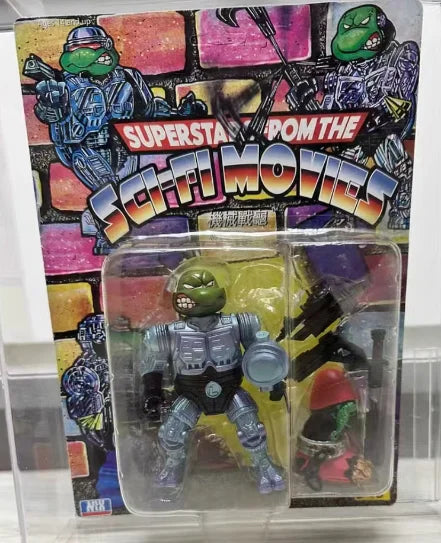 NIX X TURBOPORK Original First Edition Ninja Turtles Halloween Limited Edition Zombie Turtles Michelangelo Exclusive Model Toy