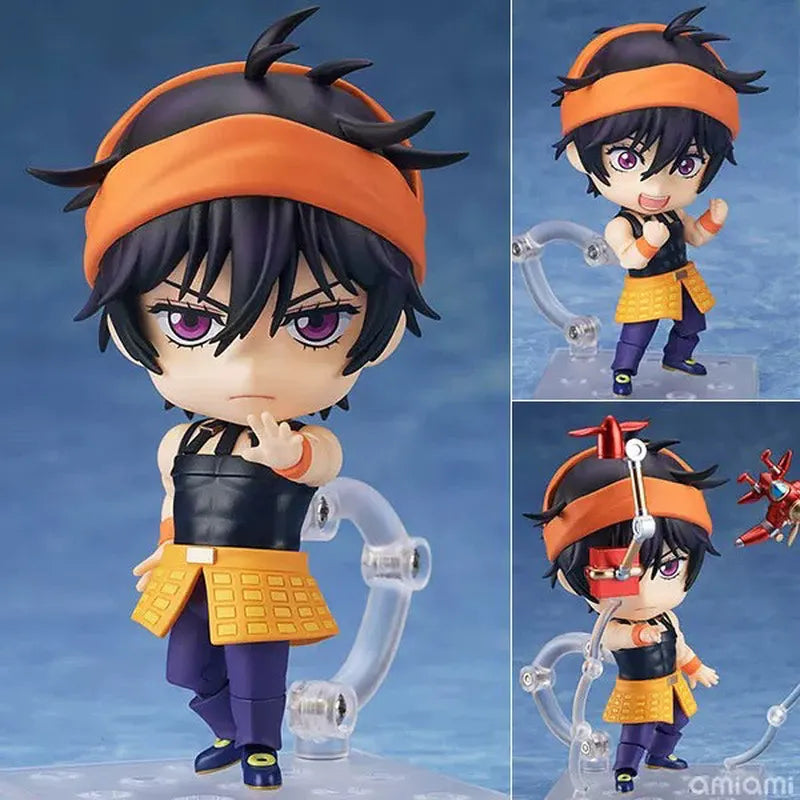Generic Nendoroid Narancia Ghirga Articulated Action Figure JoJo's Bizarre Adventure No.1684 Chibi Anime Collectible Model Toy