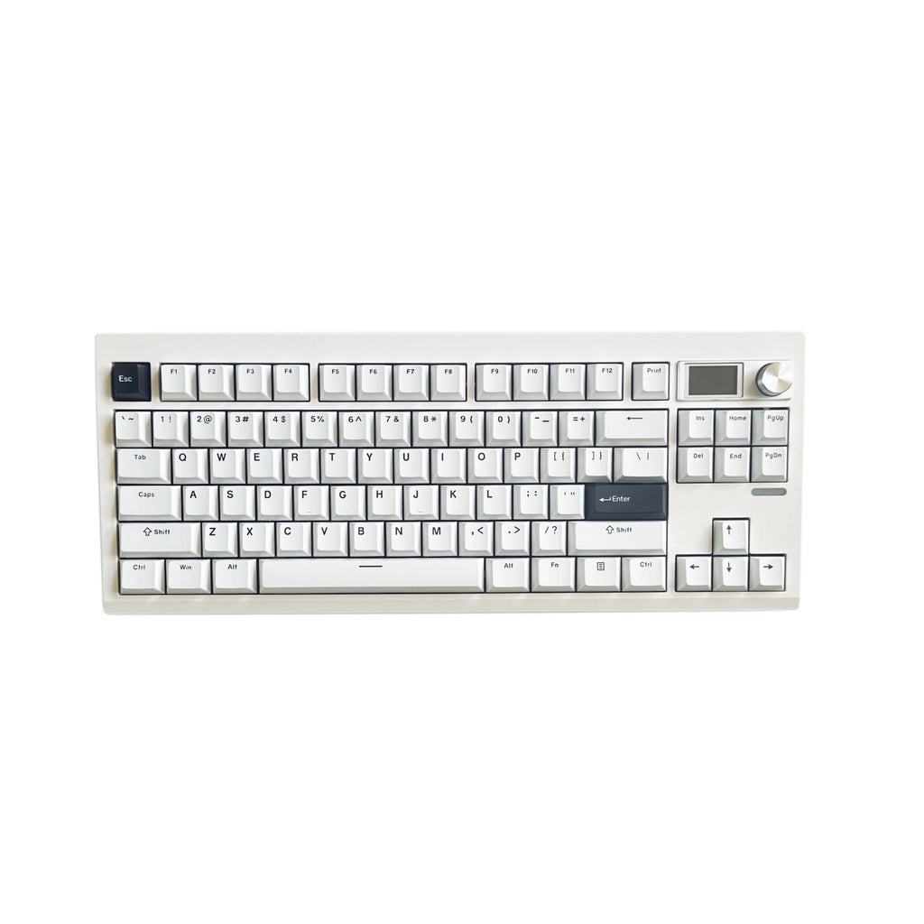 GMK87 Wireless Hot-Swappable Mechanical Keyboard Bluetooth/2.4g With Display Screen and Volume Rotary Button for Games and Work