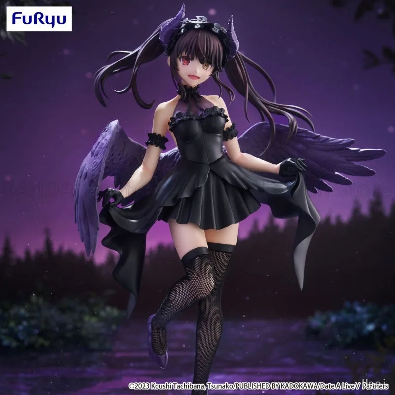 Original FuRyu BiCute Dark Date A Live Ⅴ Kurumi Tokisaki Toys Model Decoration Gift Collection