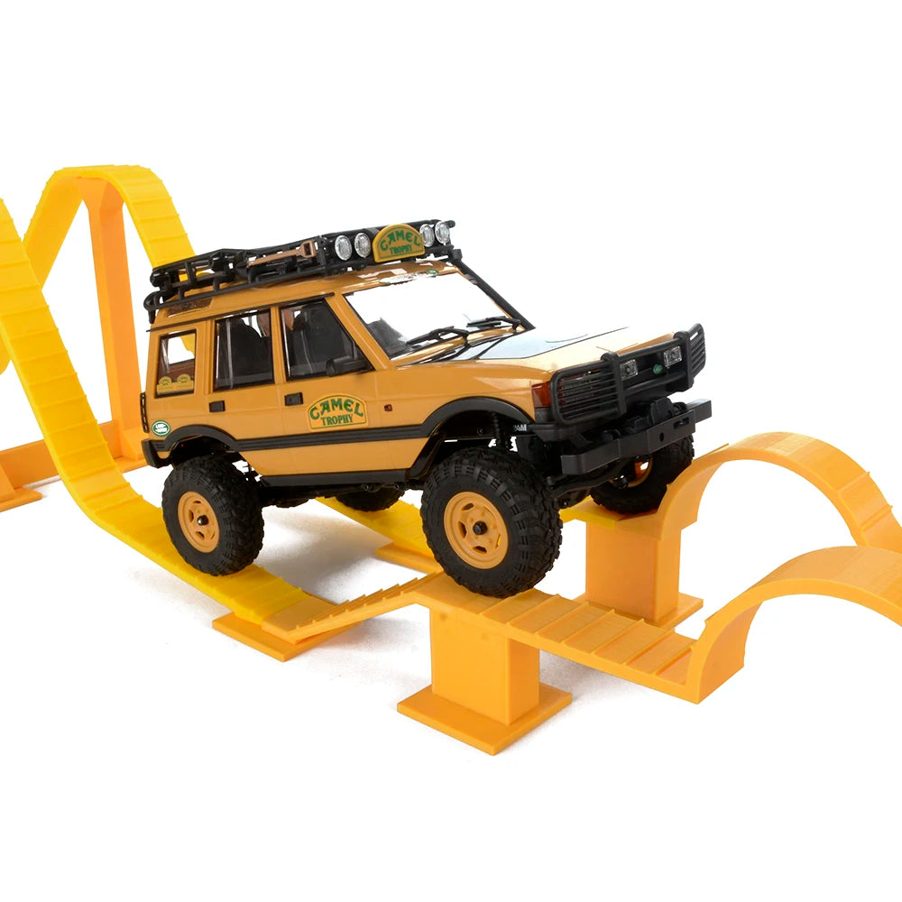 PYFORE Simulation Climbing Obstacle Bridge Combo Steep Slope for 1/24 1/18 RC Model Car Crawler Accessories