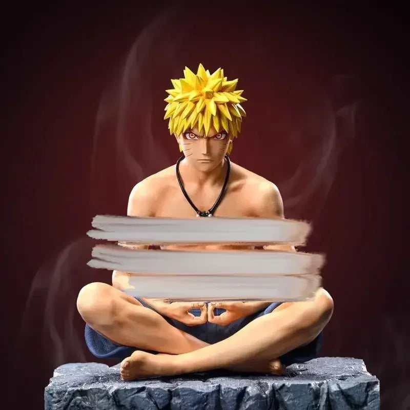 Anime Uzumaki Naruto Figures Meditate Uzumaki Naruto Action Figures  PVC Collection Model Ornamen Toy Birthday Perimeter Gifts