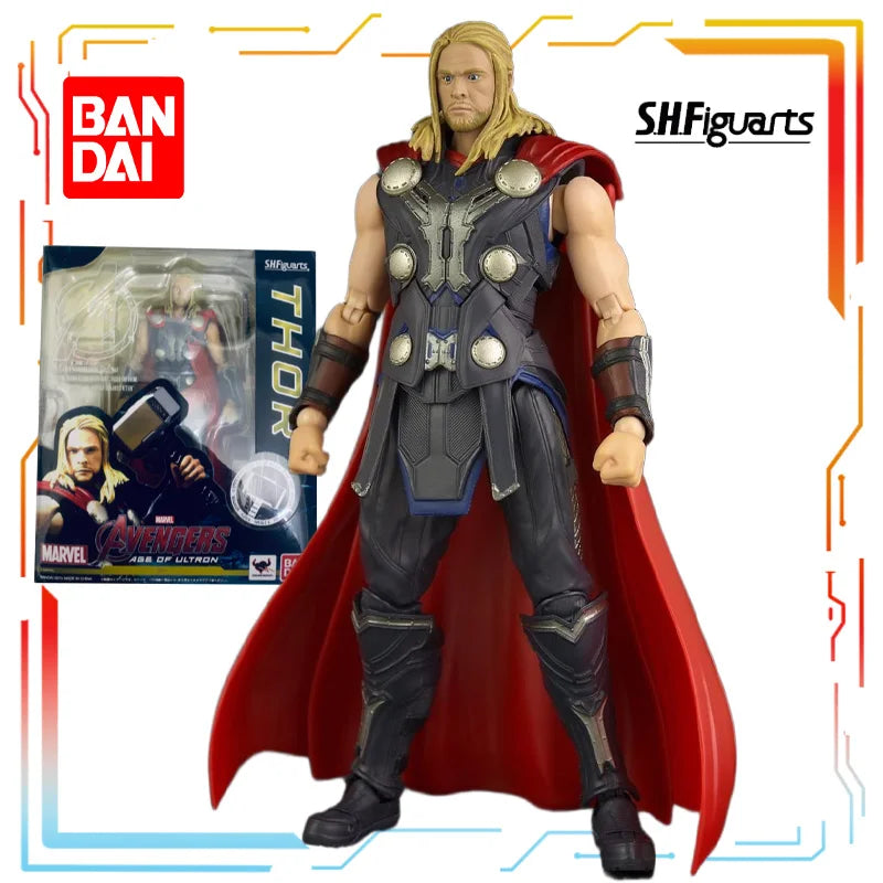 Authentic Bandai Original SHF Movable Series Avengers Alliance 2 Anime Action Figure Model Toys Model Boys' Toys Gifts for Boys