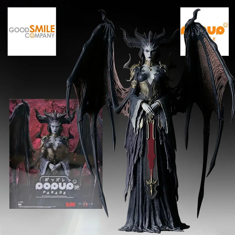GSC Genuine POP UP PARADE Anime Figure Lilith 210mm Action Figure Toys for Boys Kids Gift Collectible Model Ornaments