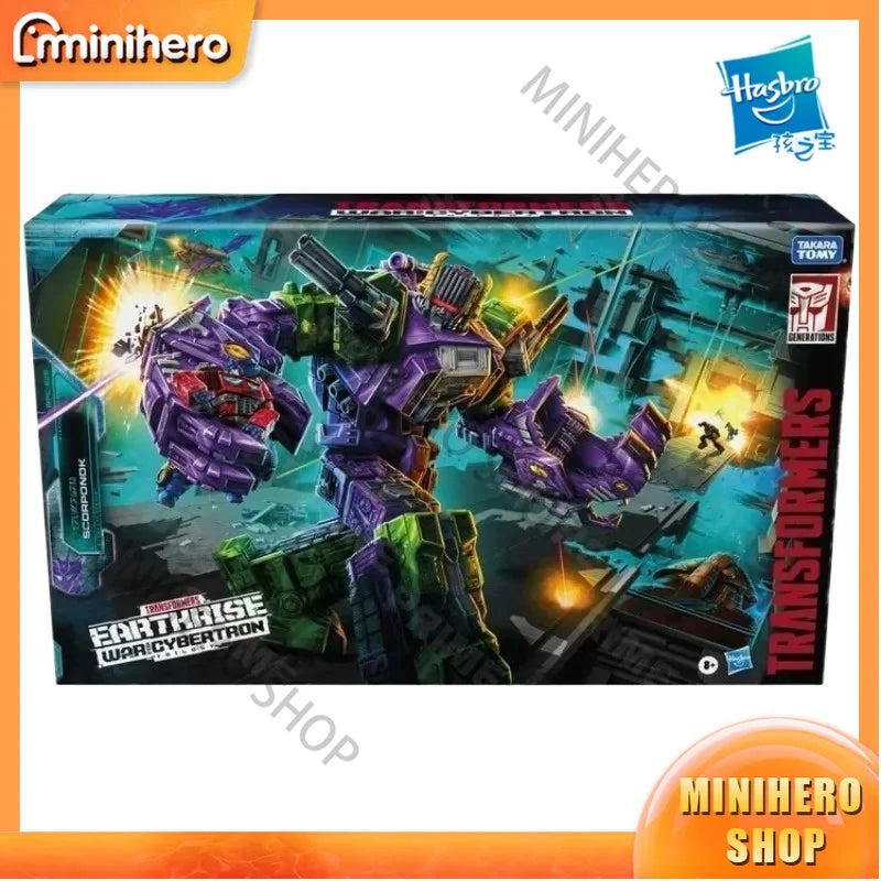 In Stock Original Hasbro Transformers War for Cybertron Earthrise WFC-E25 Scorponok Titan Class Articulated Super Action