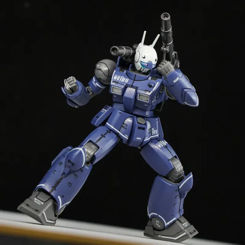 Guncannon From Cucuruz Doan's Island HG1/144 Laser Cannon Blue And White Colors Assembly Model Kit Action Figures Kids Toy Gift